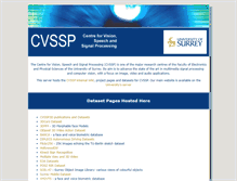 Tablet Screenshot of cvssp.org